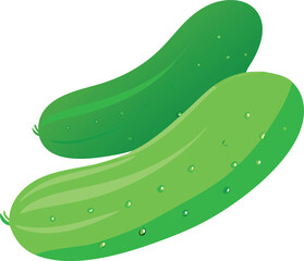 cucumbers vector art
