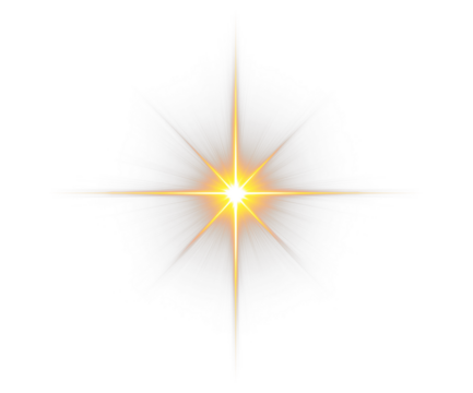 Png Golden starburst PNG Overlay on transparent background