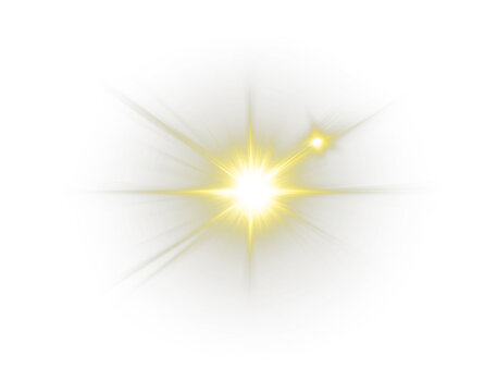 Png Golden starburst PNG Overlay on transparent background