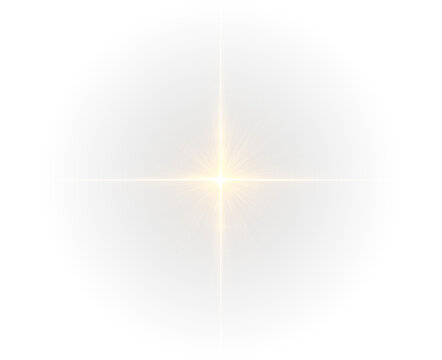 Png Golden Starburst PNG Overlay on transparent background