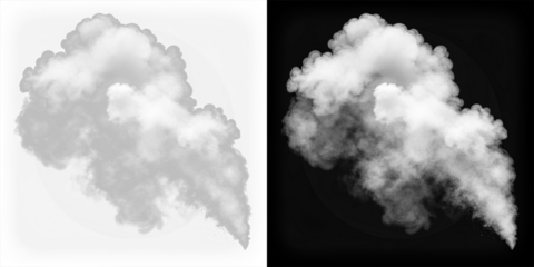 Volumetric gray smoke curl on a transparent background — cinematic overlay for depth and atmosphere. High-res PNG preserves micro-detail; lightweight PNG keeps edits responsive.