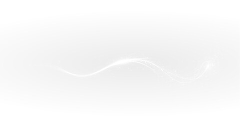 Spline ribbon PNG Overlay on a transparent background with minimal sparkle and mild haze for UI flows.