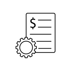 Icon of Contract Management and Legal Agreement, isolated against a clean background.