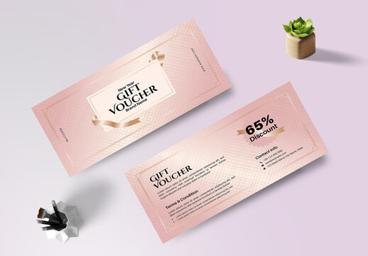 New Year Gift Voucher Layout