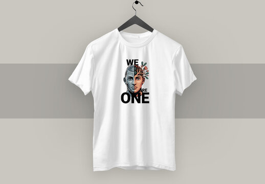 We Are One T Shirt Design