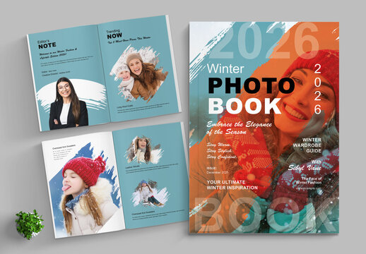 Winter Fashion And Lifestyle Edition Template Layout