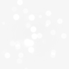 Png White Bokeh PNG with Transparent Background for Gorgeous Overlay