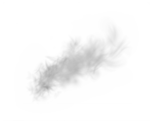 Soft gray mist PNG overlay on transparent background. Gentle drifting haze in PNG adds subtle smoky realism to designs.