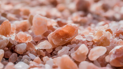 Discover Himalayan pink salt crystals shimmering with natural beauty wellness and cooking concepts