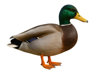 Obraz premium Mallard Duck PNG Isolated Wild Bird with Transparent Background