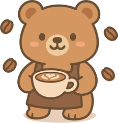 Barista Bear - Coffe Time