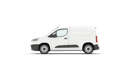 Collection of Blank White Transport Vehicles for Branding. Public Transport and Logistics Fleet. Side, Front and Rear Views.