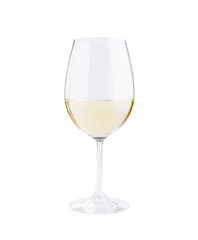 Enjoying a refreshing glass of white wine at a casual gathering in the evening
