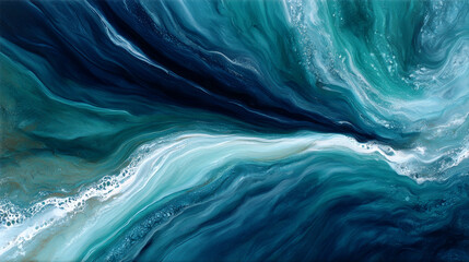 Beautiful luxury 3D modern abstract neon background consisting of waves with slight digital effect. 3d illustration, 3d rendering modern business background wallpaper, wavy lines background