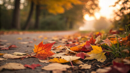 Autumn Leaves Close-Up