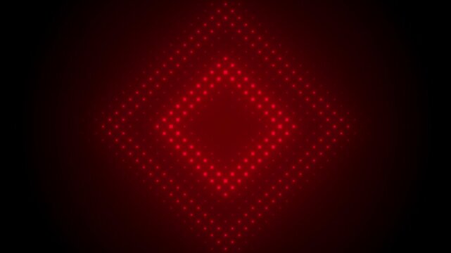 Abstract loop glowing yellow orange disco wall with bright light bulbs abstract background	