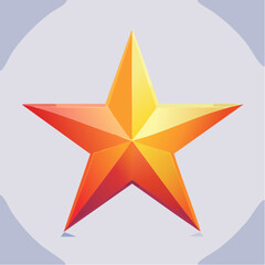 Obraz premium Vibrant Glowing Christmas Star Vector Illustration