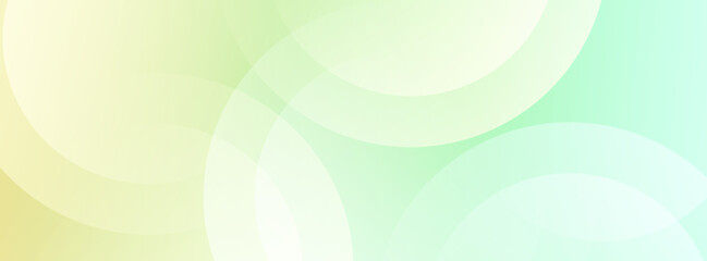 Abstract banner with overlapping circles and soft gradient background in pastel colors for website header