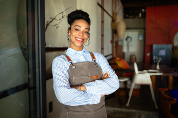 Passionate barista and business owner bringing warmth and quality service to his stylish coffee shop