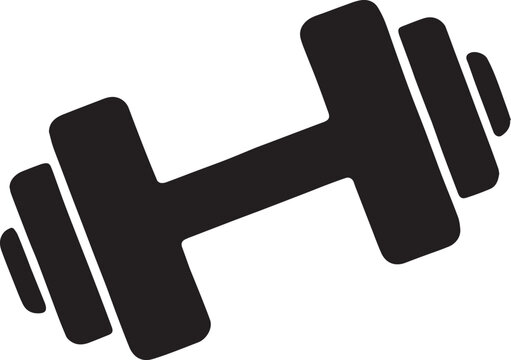 Dumbbell Weights for Strength Training and Fitness, Exercise Equipment for Home Gym Workouts, Isolated Vector Illustration