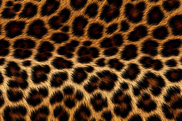 Leopard texture, real animal print, fur pattern, spots, bright colors, brown, stylish design, fashion print for fabric