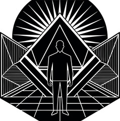 Brutalist style vector minimalistic posters with bold typography, abstract geometric shapes, modern graphic design, and retro color composition for creative branding