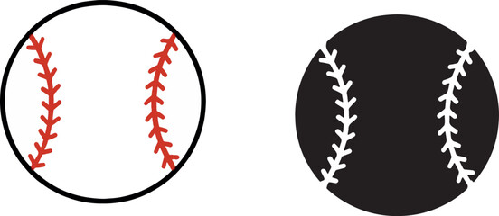 Baseball silhouette set featuring players, bat, ball, glove, and field icons, dynamic sports vector collection for team logo, poster, or athletic design projects