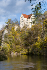 Schloss Gutenstein an der Oberen Donau im Landkreis Sigmaringen (Schw&auml;bische Alb)