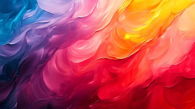 Vibrant colorful abstract art background