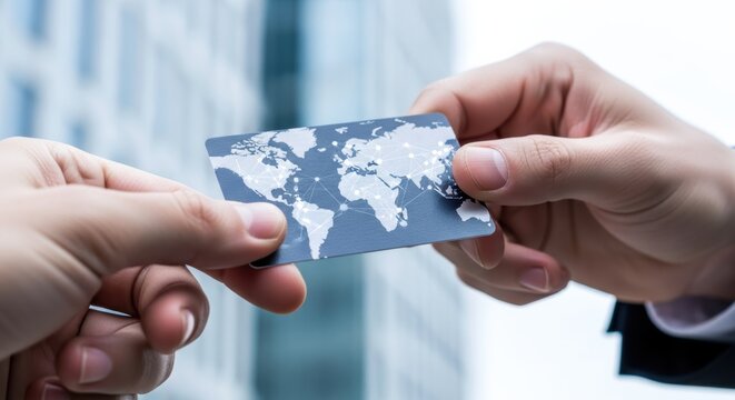 World map business connection and success network partnership in global cooperation