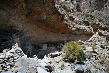 Jebel Shams trekking path. Oman