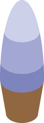 Stylish lava lamp adding a touch of retro charm to modern home decor