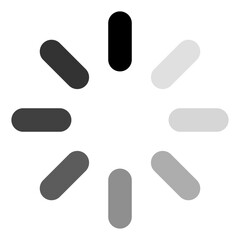Vector image of a loading icon. Collection loading status. Loading progress icon. Loading progress. Element for your design.