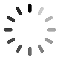 Vector image of a loading icon. Collection loading status. Loading progress icon. Loading progress. Element for your design.