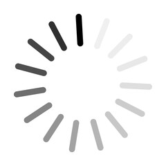 Vector image of a loading icon. Collection loading status. Loading progress icon. Loading progress. Element for your design.