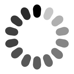 Vector image of a loading icon. Collection loading status. Loading progress icon. Loading progress. Element for your design.