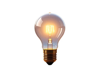 light bulb isolated on white background