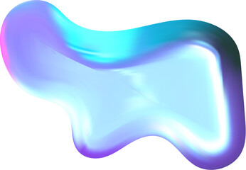 Glossy liquid 3D blob in chrome finish. Futuristic Y2K tone and metallic flow create a sleek 3D chrome blob.