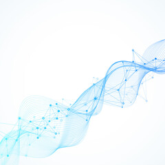 Fototapeta na wymiar Global network connection banner design template. Header social network communication in the global business concept. Big data visualization. Internet technology