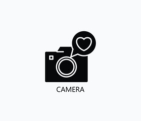 Camera Icon Or Logo Isolated Vector Illustration