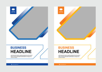 Business flyer template design marketing promotion corporate