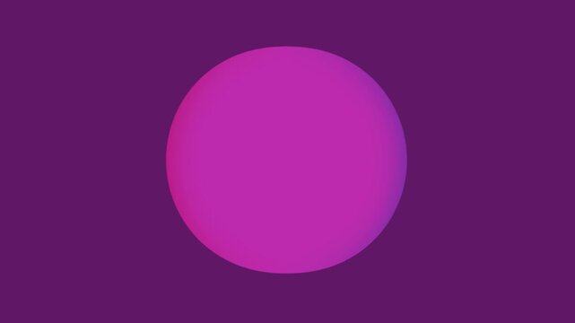 Red and blue big two merging blobs with Color shifting background animated 4k loop circle shapes cartoon round spheres moving 2d minimal boxing match sports backdrop