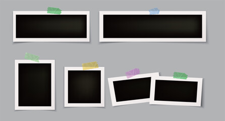 Showcase memories with these vintage photo frames and washi tape, perfect for scrapbooking, crafting, and adding a personal touch to your projects