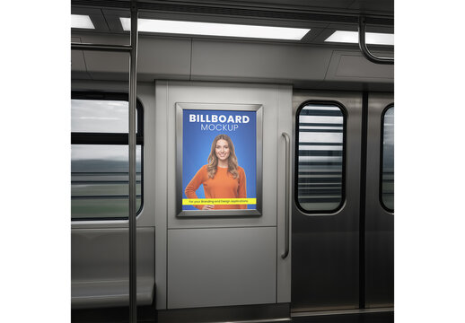 Subway Billboard Mockup 186