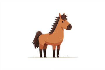 シンプルな馬のイラスト