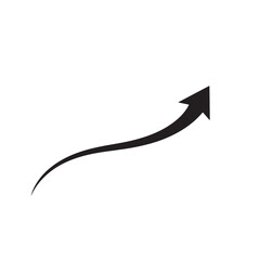 Red 3D arrows showing up and down on a white background symbolize business success and market growth on a chart