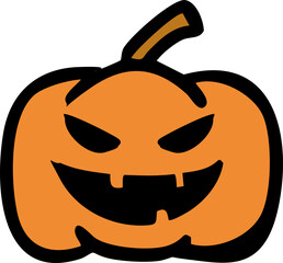 halloween pumpkin head