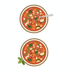 Hearty Minestrone Soup Recipe with Fresh Vegetables and Beans