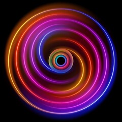 abstract colorful background with colorful spiral