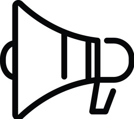 Megaphone Icon Set For Announcement, Marketing, And Public Speaking — Communication Symbols